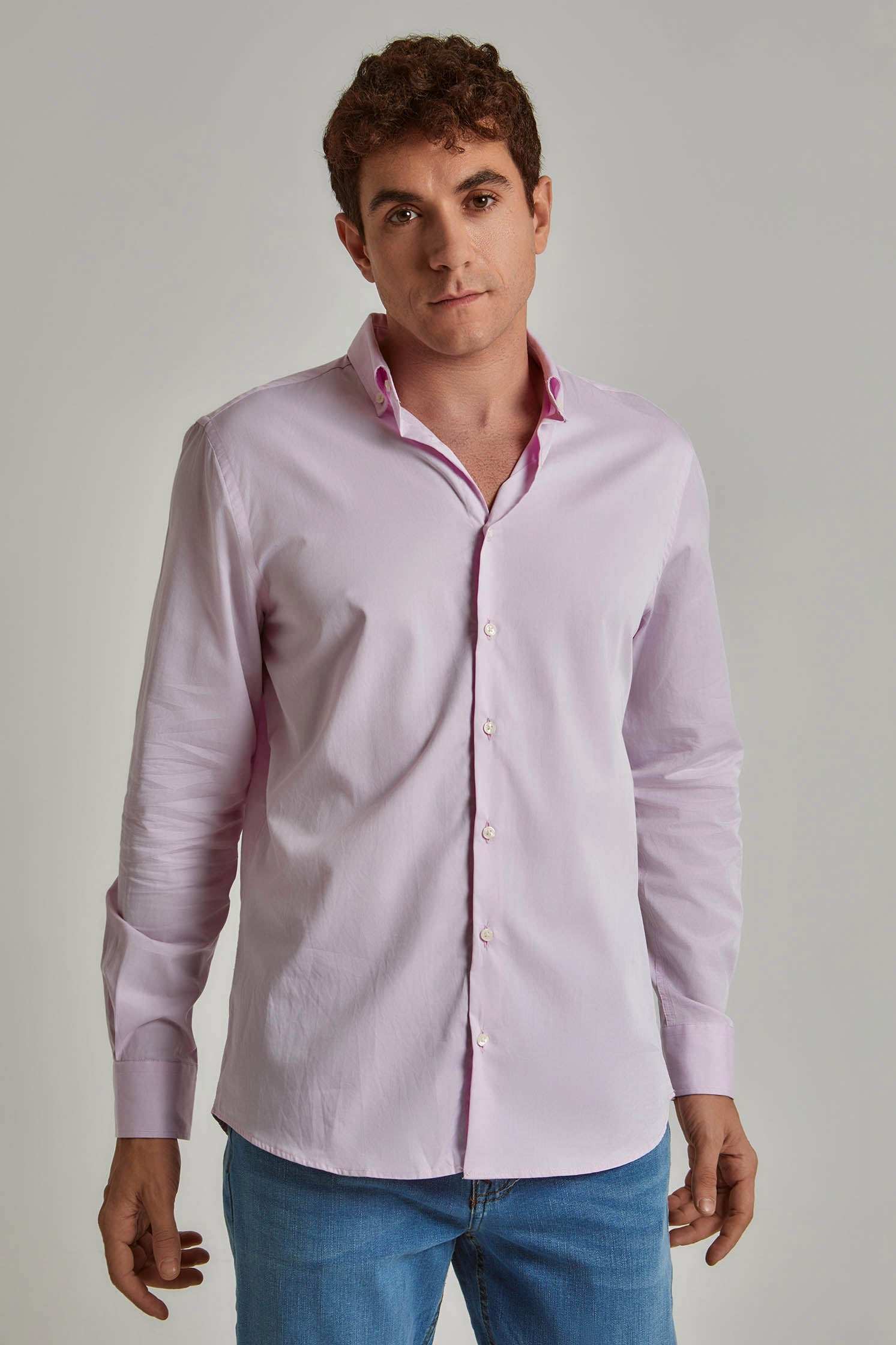 Men Regular Fit Shirt - Pink