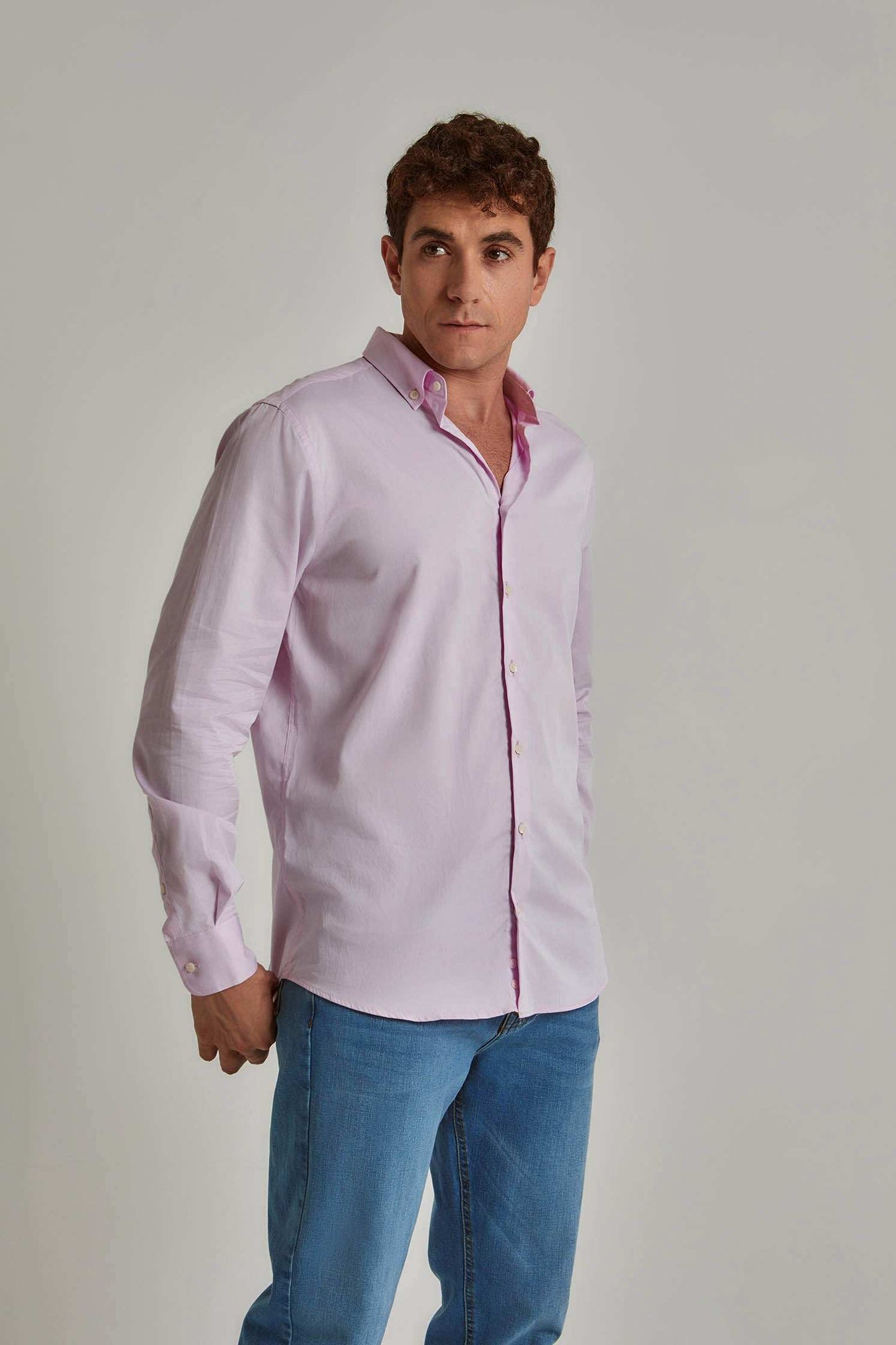 Men Regular Fit Shirt - Pink