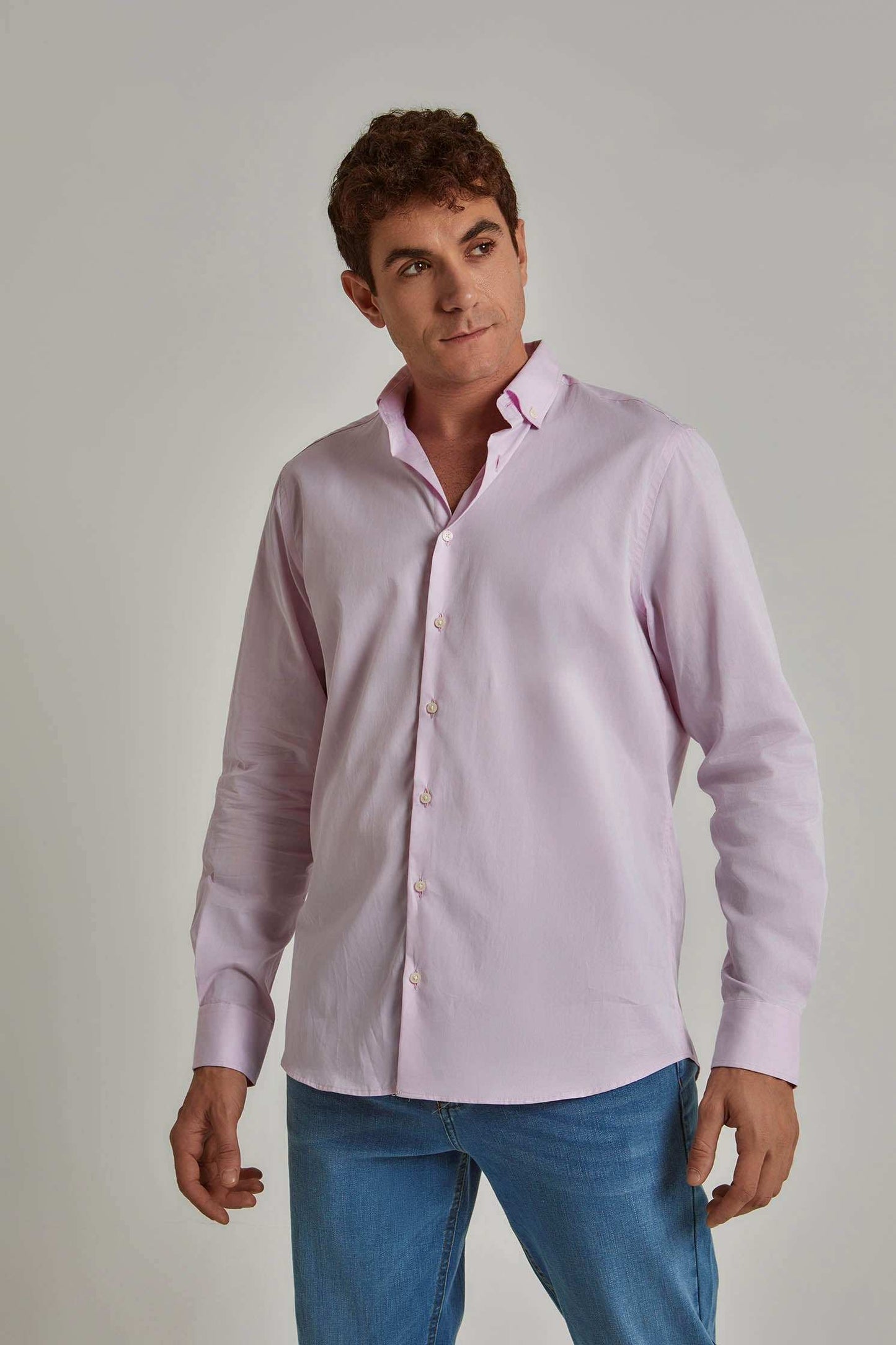 Men Regular Fit Shirt - Pink