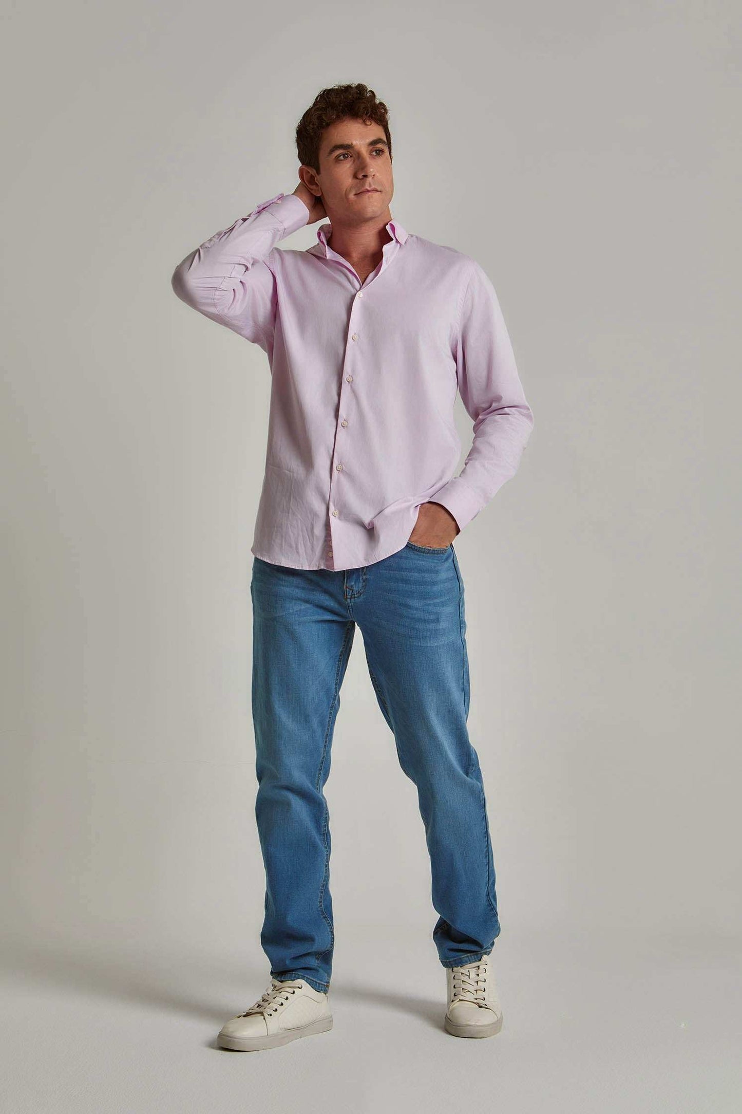 Men Regular Fit Shirt - Pink