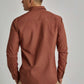 Men Regular Fit Shirt - Brown