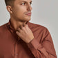 Men Regular Fit Shirt - Brown