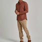 Men Regular Fit Shirt - Brown