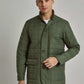 Men Regular Fit Jacket - Green