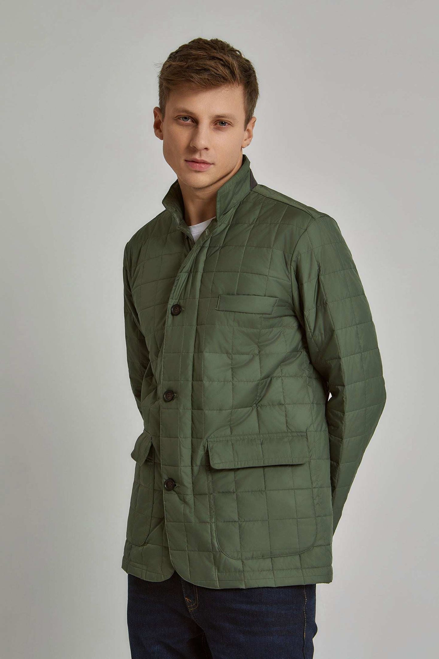 Men Regular Fit Jacket - Green