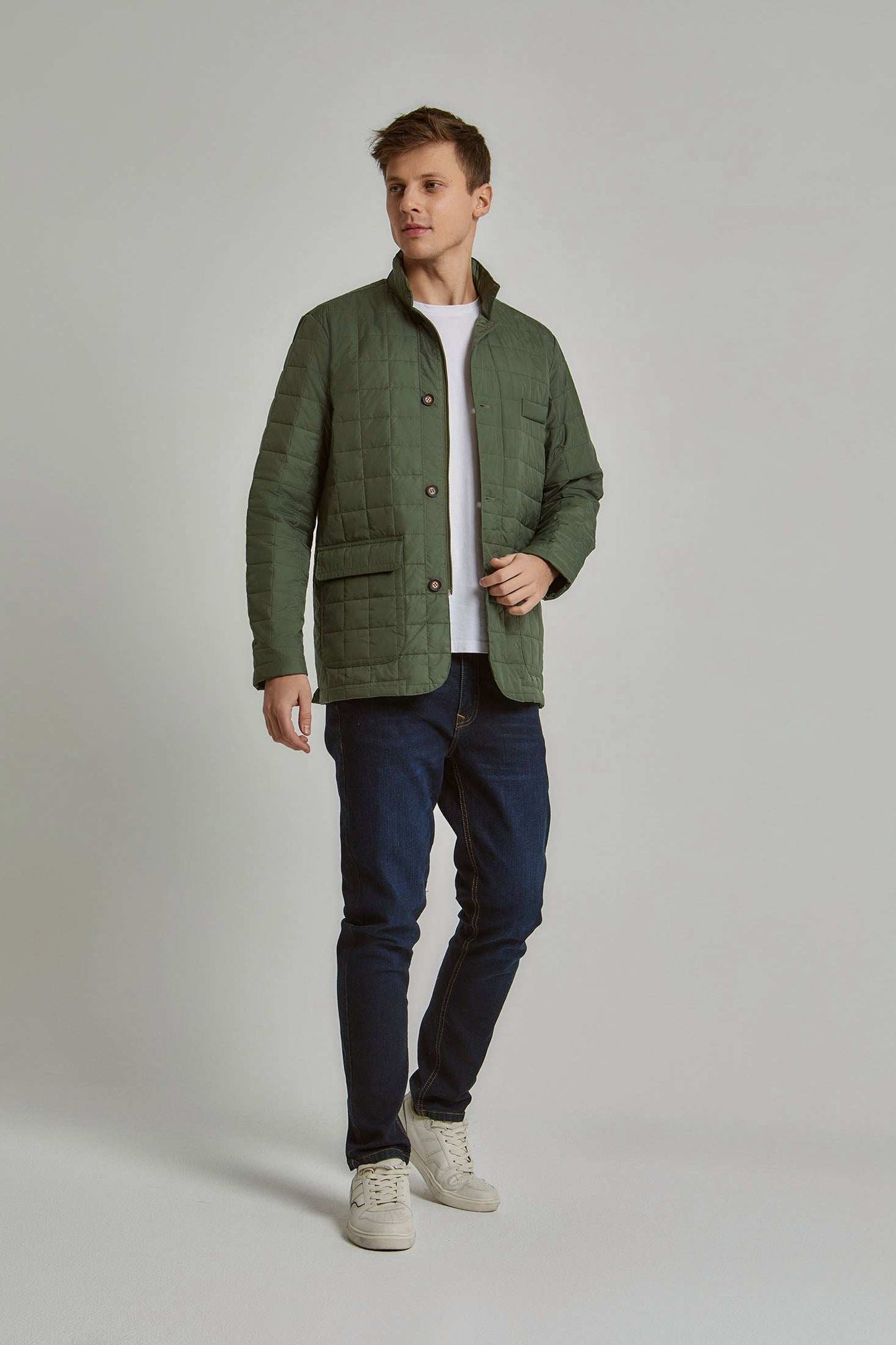 Men Regular Fit Jacket - Green
