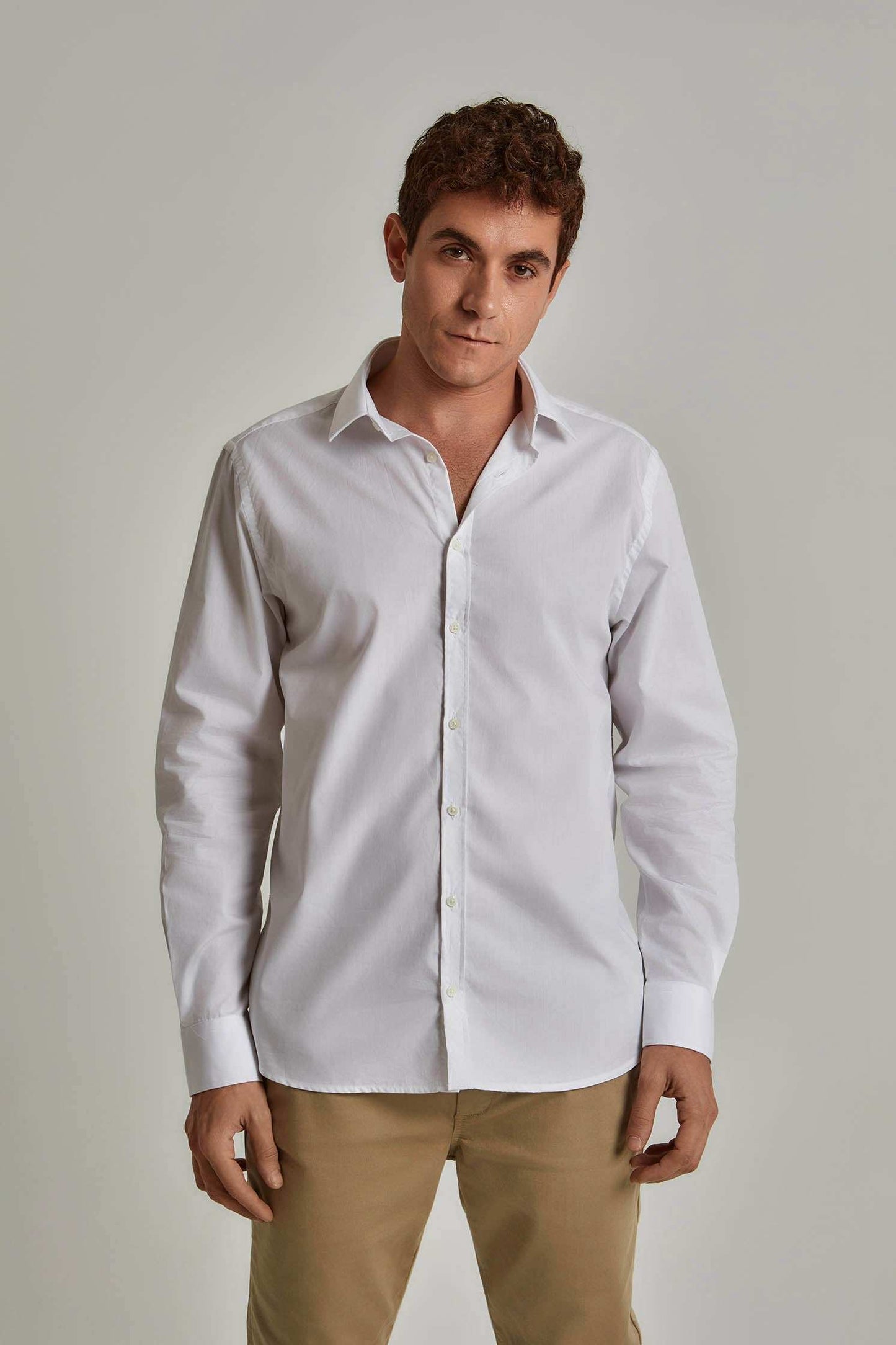 Men Regular Fit Shirt - White