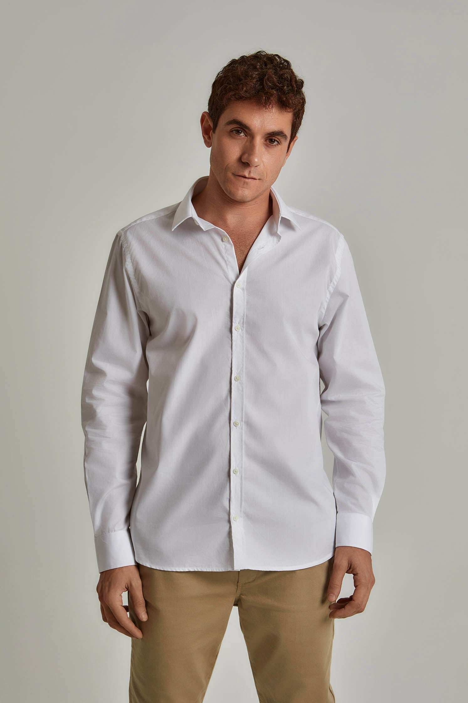 Men Regular Fit Shirt - White