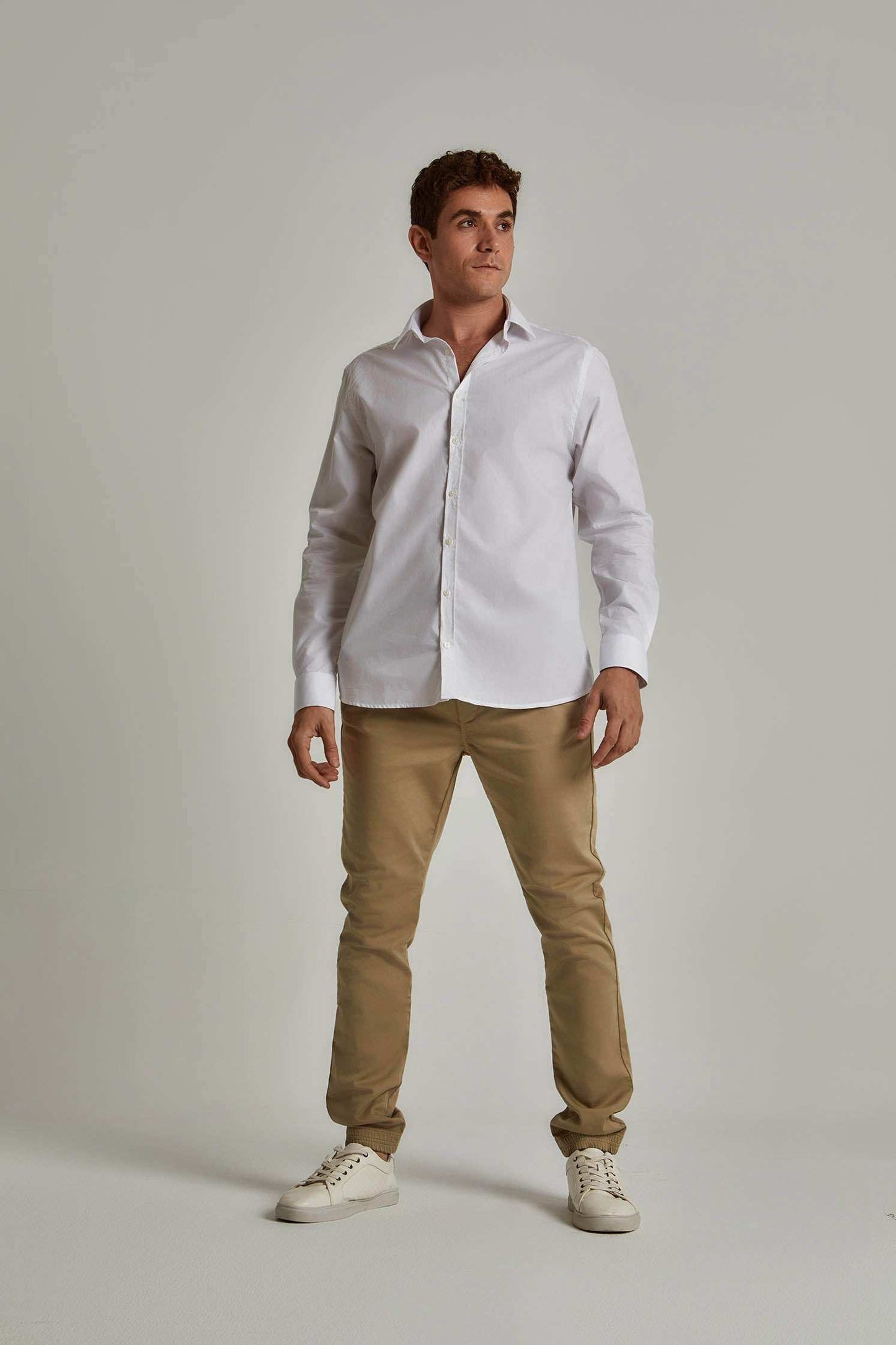 Men Regular Fit Shirt - White
