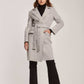 Women Regular Fit Coat - Grey