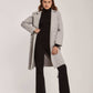 Women Regular Fit Coat - Grey
