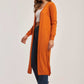 Women Regular Fit Cardigan - Orange