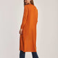 Women Regular Fit Cardigan - Orange