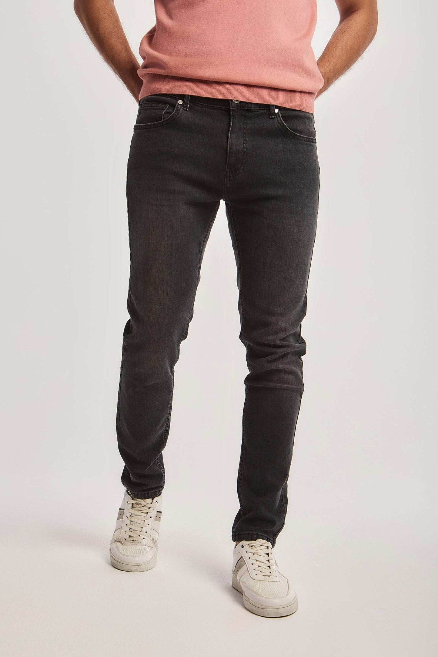 Men Regular Fit Denim - Grey