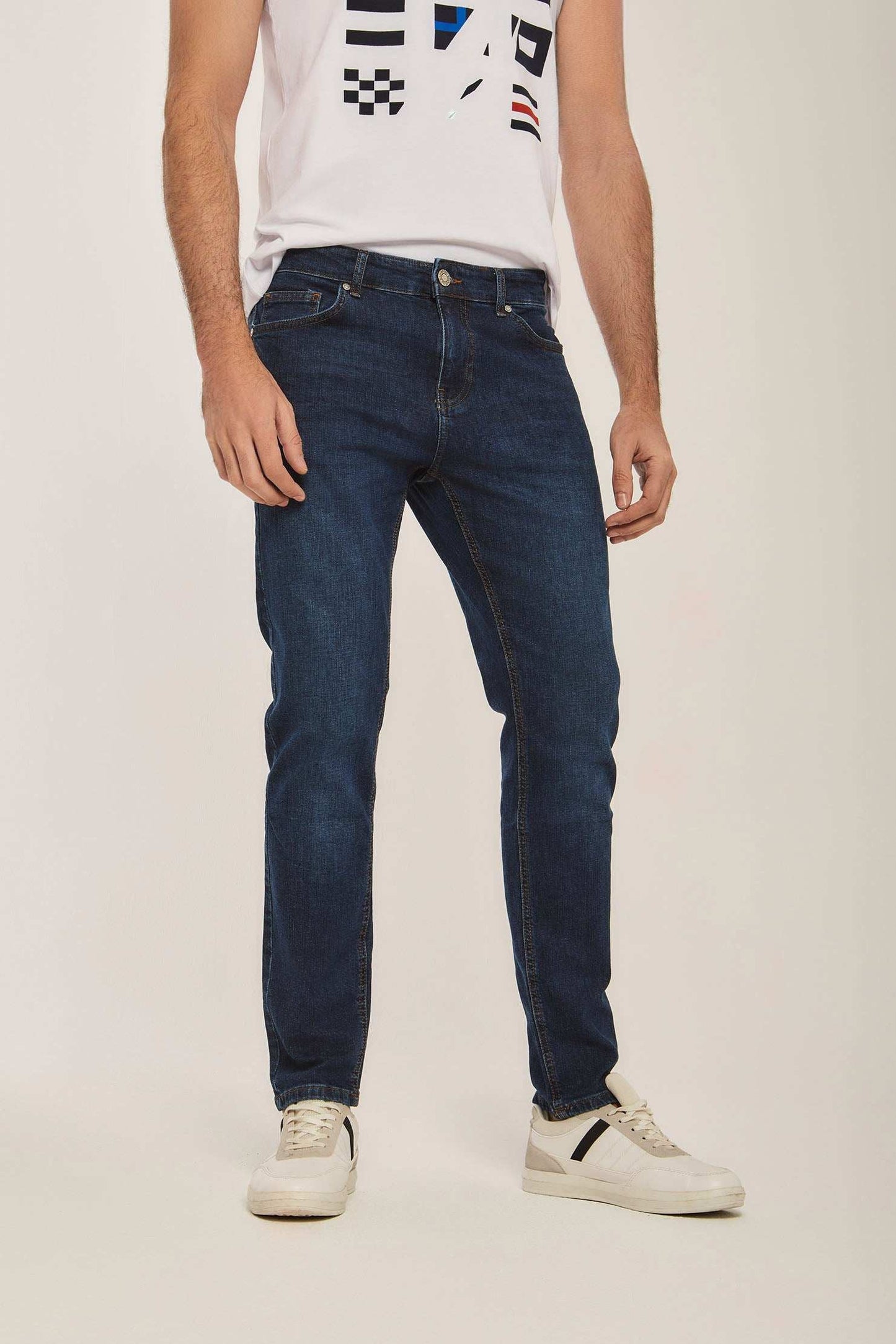 Men Regular Fit Denim - Blue