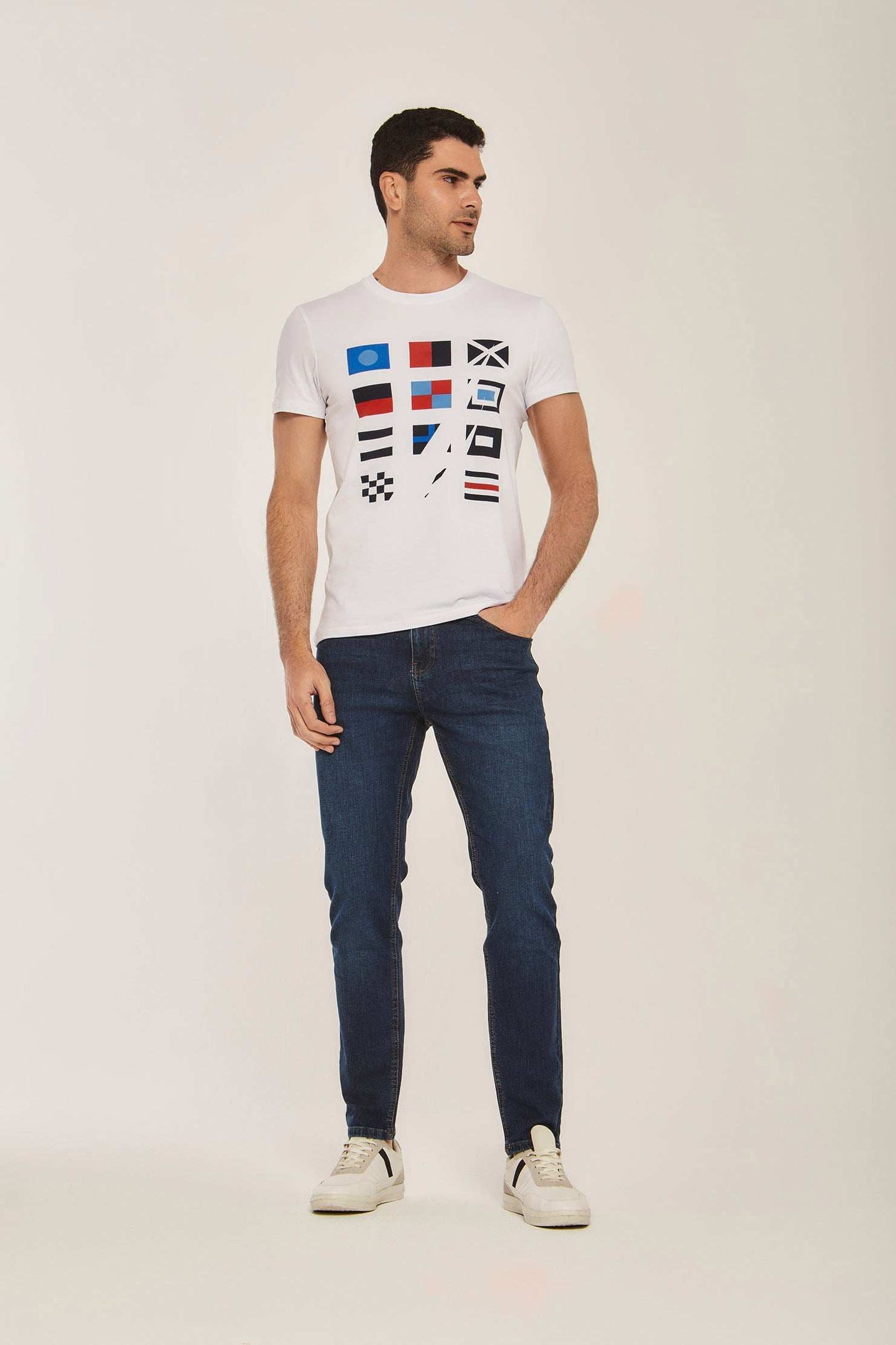 Men Regular Fit Denim - Blue