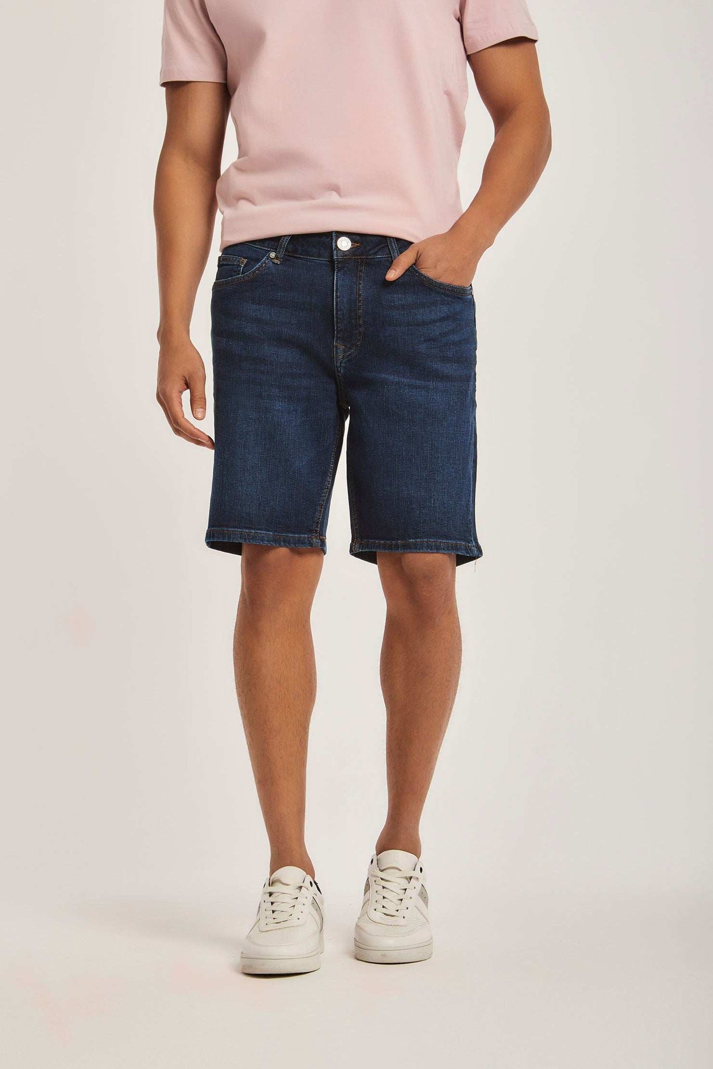Men Regular Fit Shorts - Blue