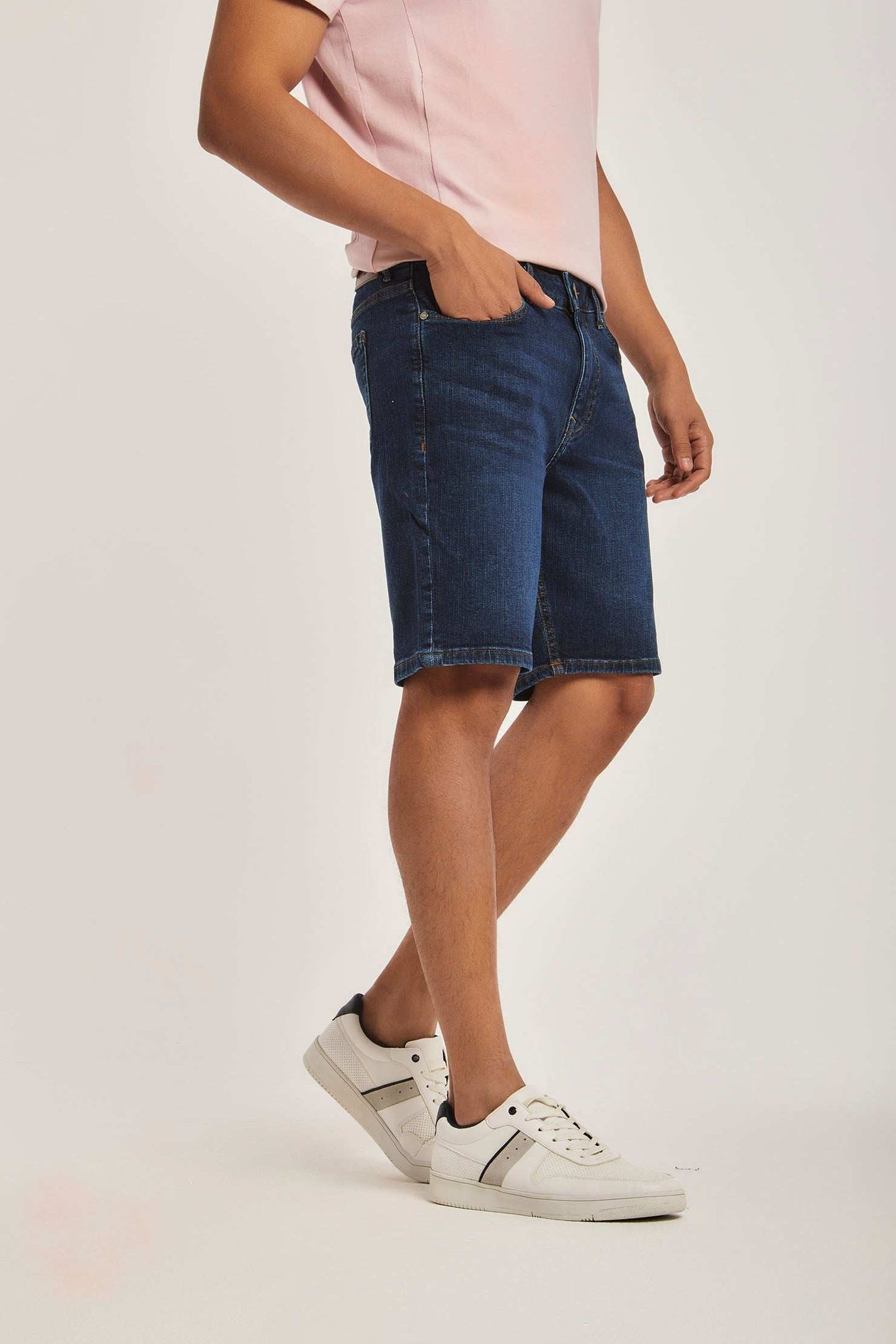 Men Regular Fit Shorts - Blue