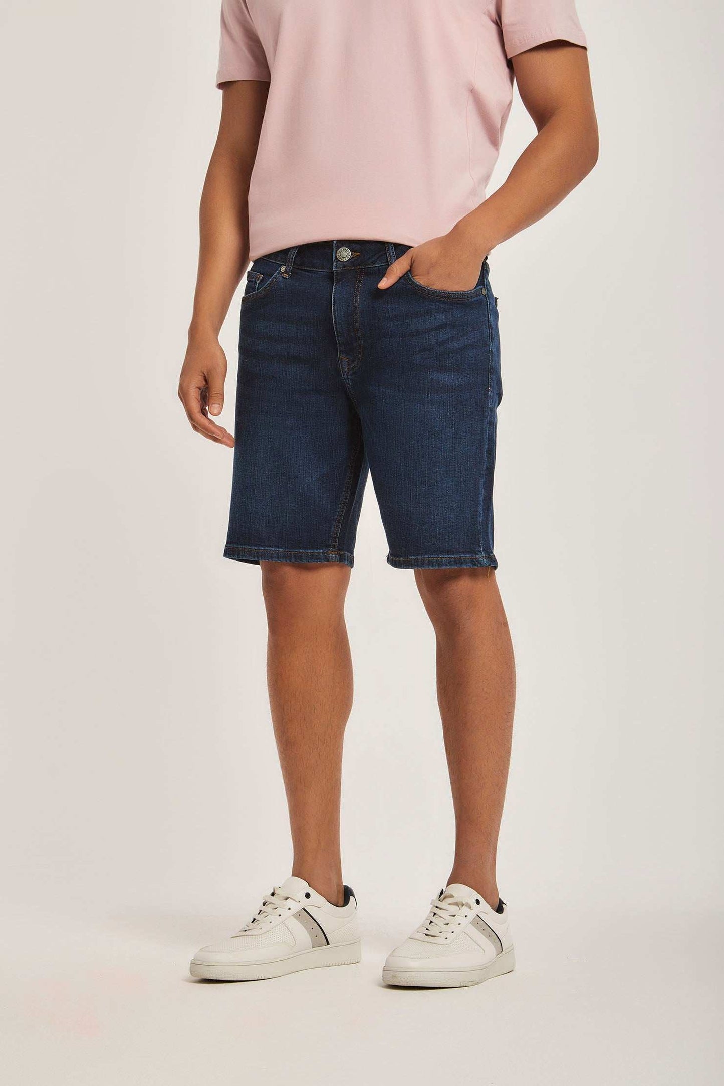 Men Regular Fit Shorts - Blue