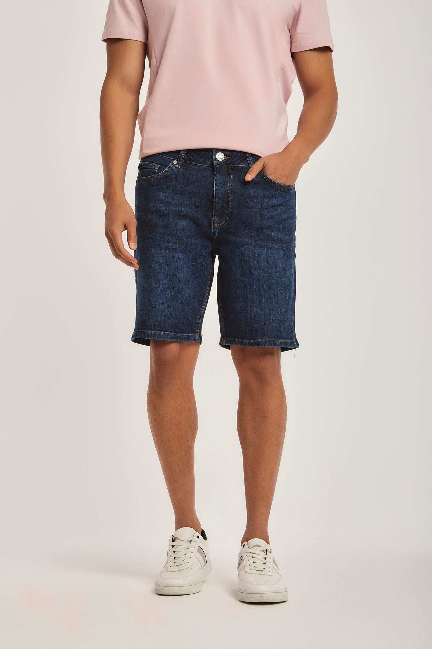 Men Regular Fit Shorts - Blue