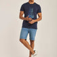 Men Regular Fit Shorts - Blue