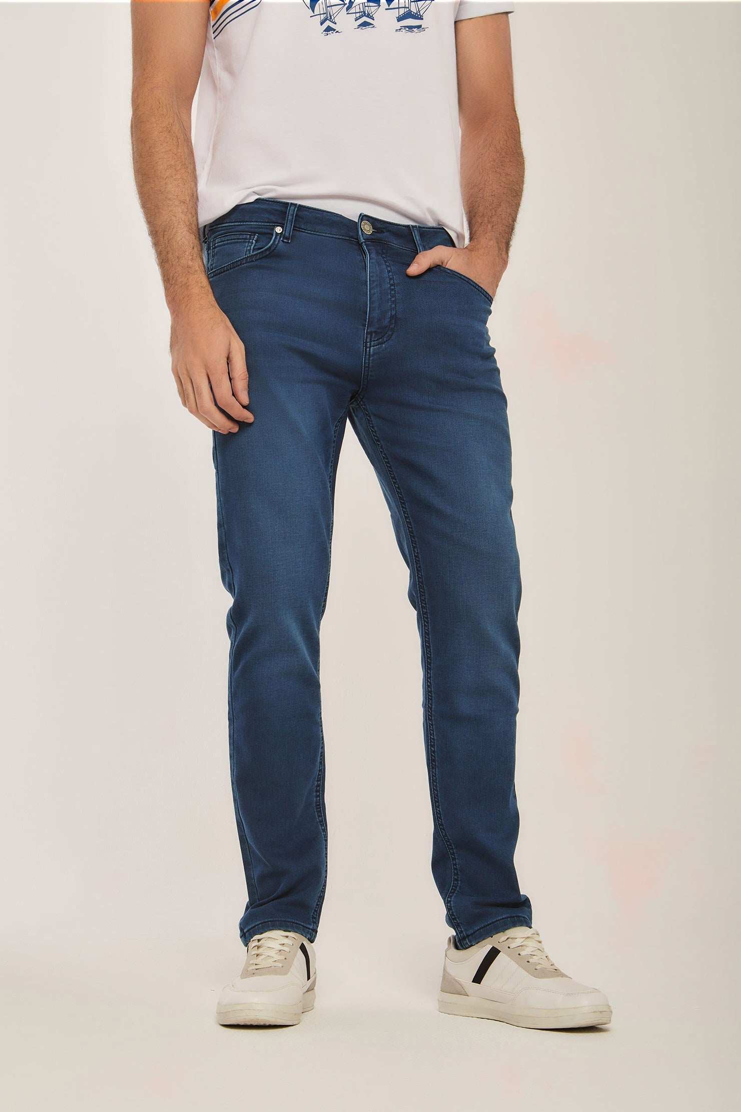 Men Slim Fit Denim - Blue