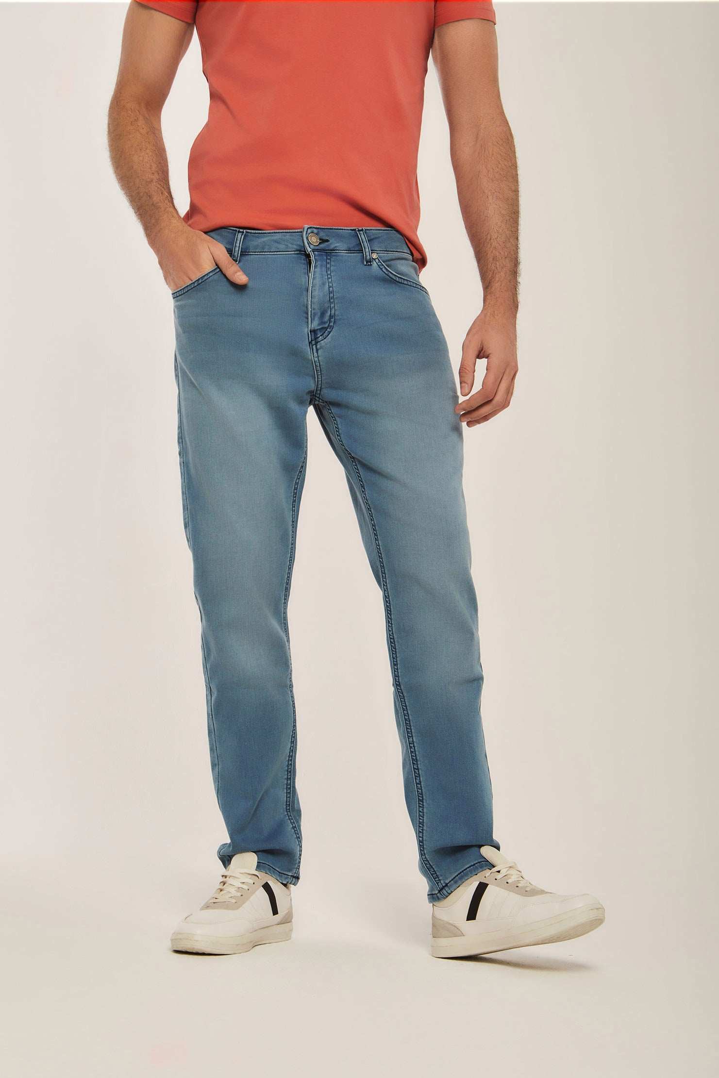 Men Slim Fit Denim - Blue