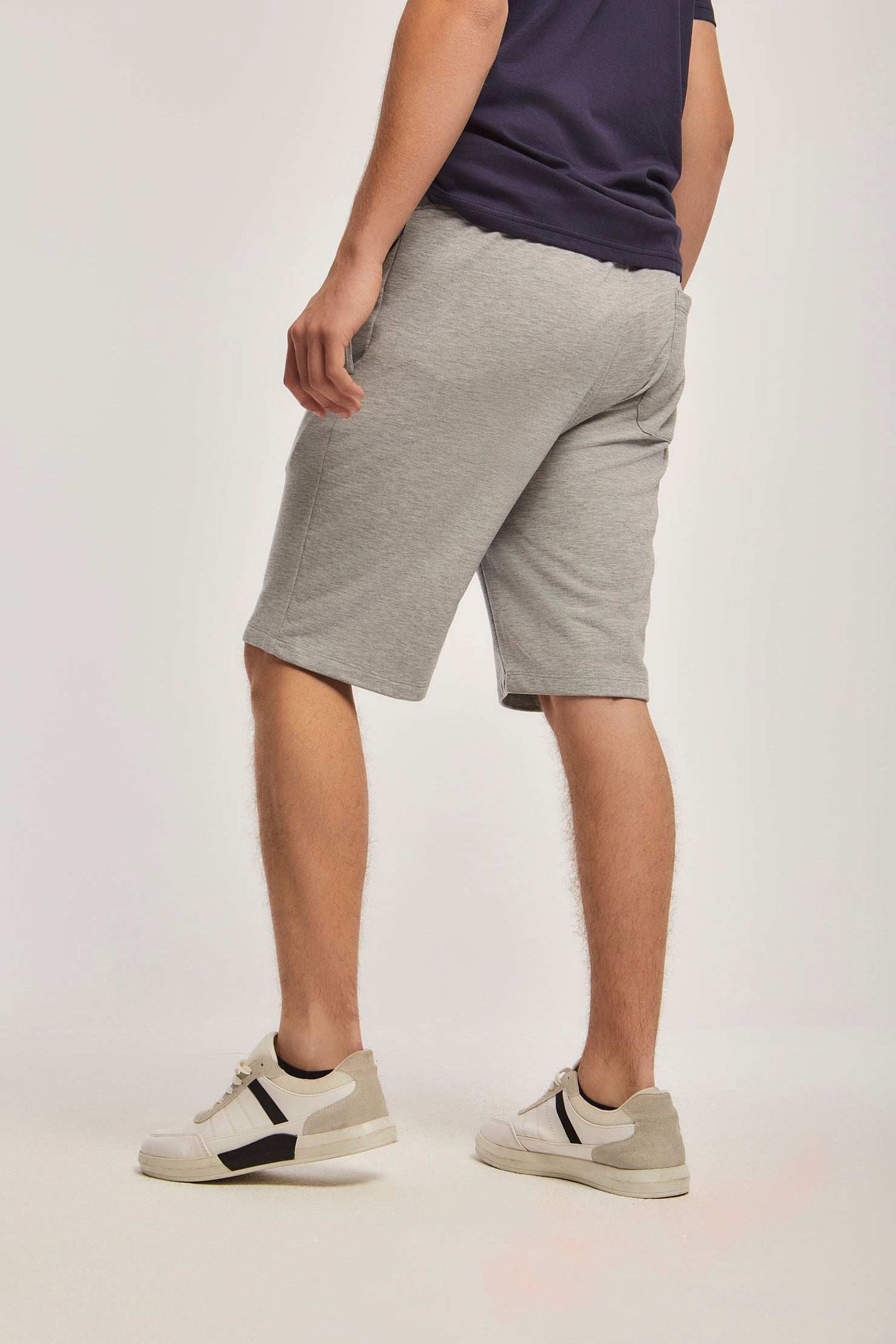 Men Slim Fit Shorts - Grey