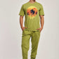 Men Regular Fit Pyjama - Green