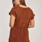 Women Regular Fit Tunic - Brown