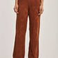 Women Regular Fit Pant - Brown