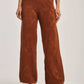 Women Regular Fit Pant - Brown