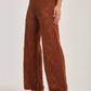Women Regular Fit Pant - Brown