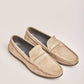 Men Luxury Genuine Leather Shoes Beige