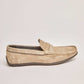 Men Luxury Genuine Leather Shoes Beige