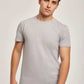 Men Regular Fit T-shirt - Grey
