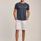 Men Regular Fit T-Shirt -  Navy