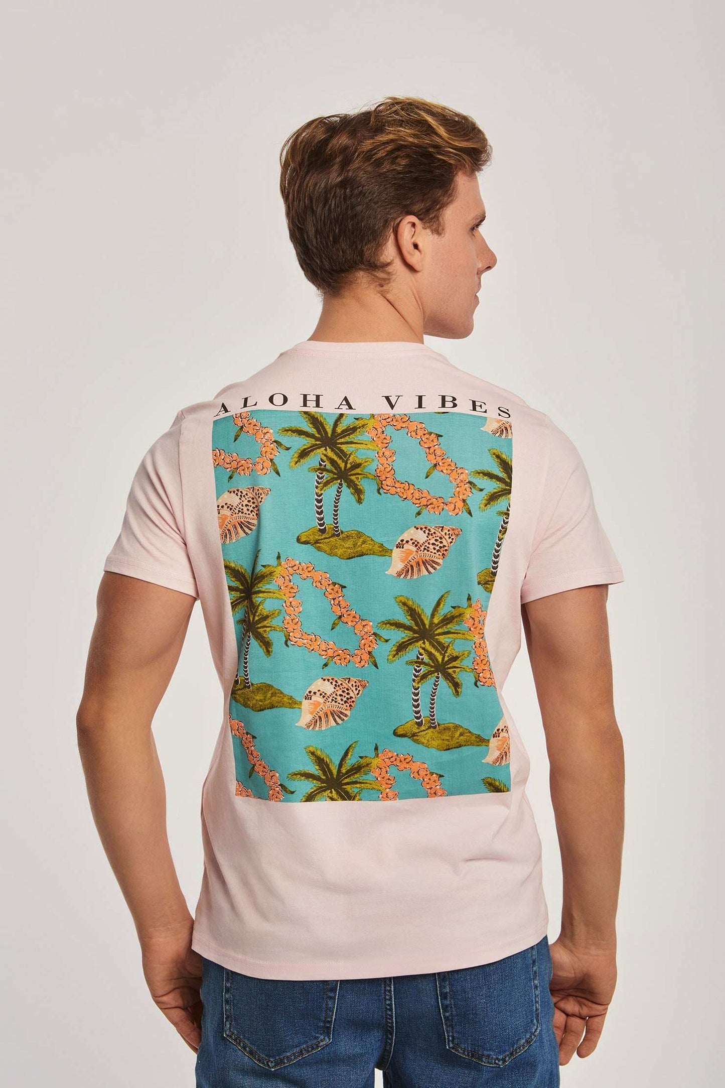 Men Regular Fit T-Shirt - Pink