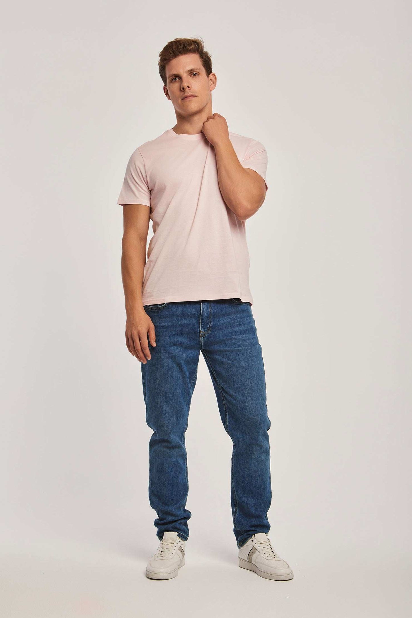 Men Regular Fit T-Shirt - Pink
