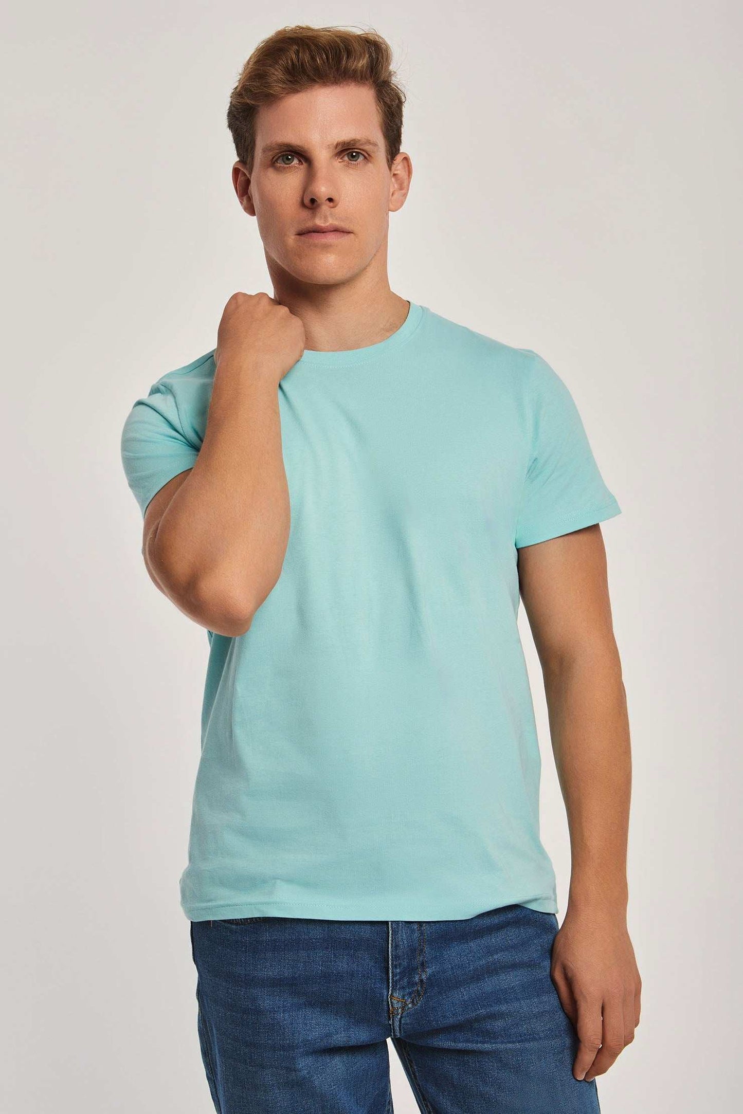 Men Regular Fit T-Shirt -  Green