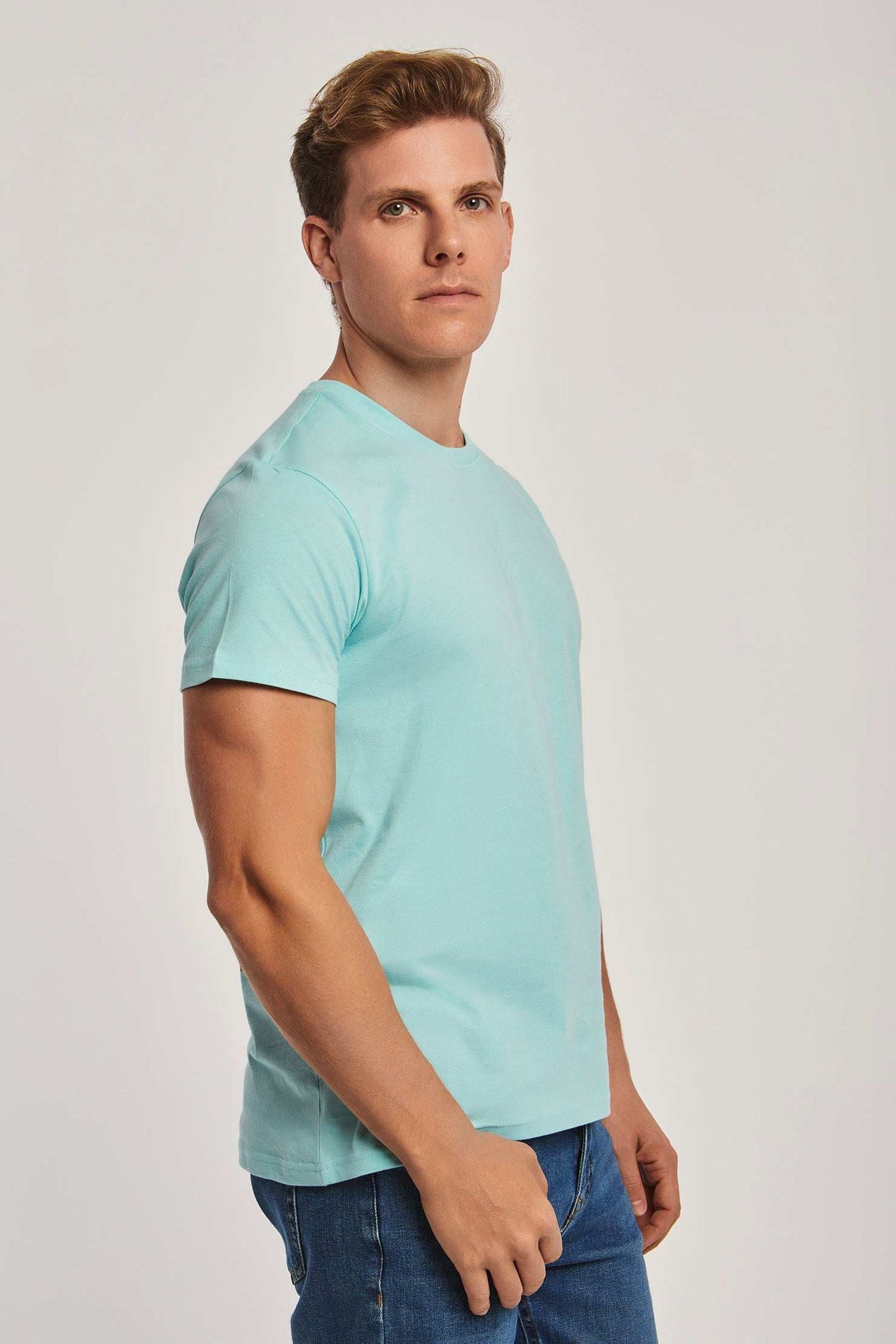 Men Regular Fit T-Shirt -  Green