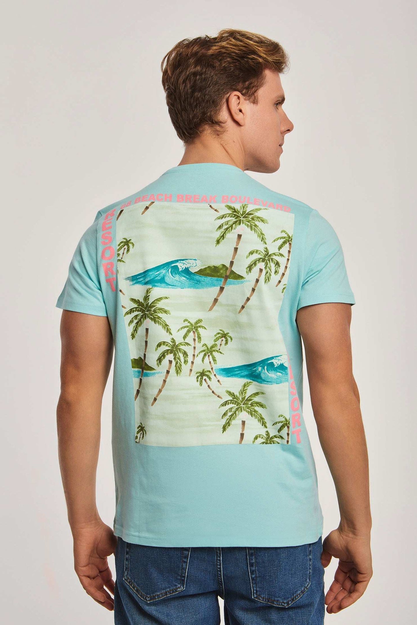 Men Regular Fit T-Shirt -  Green