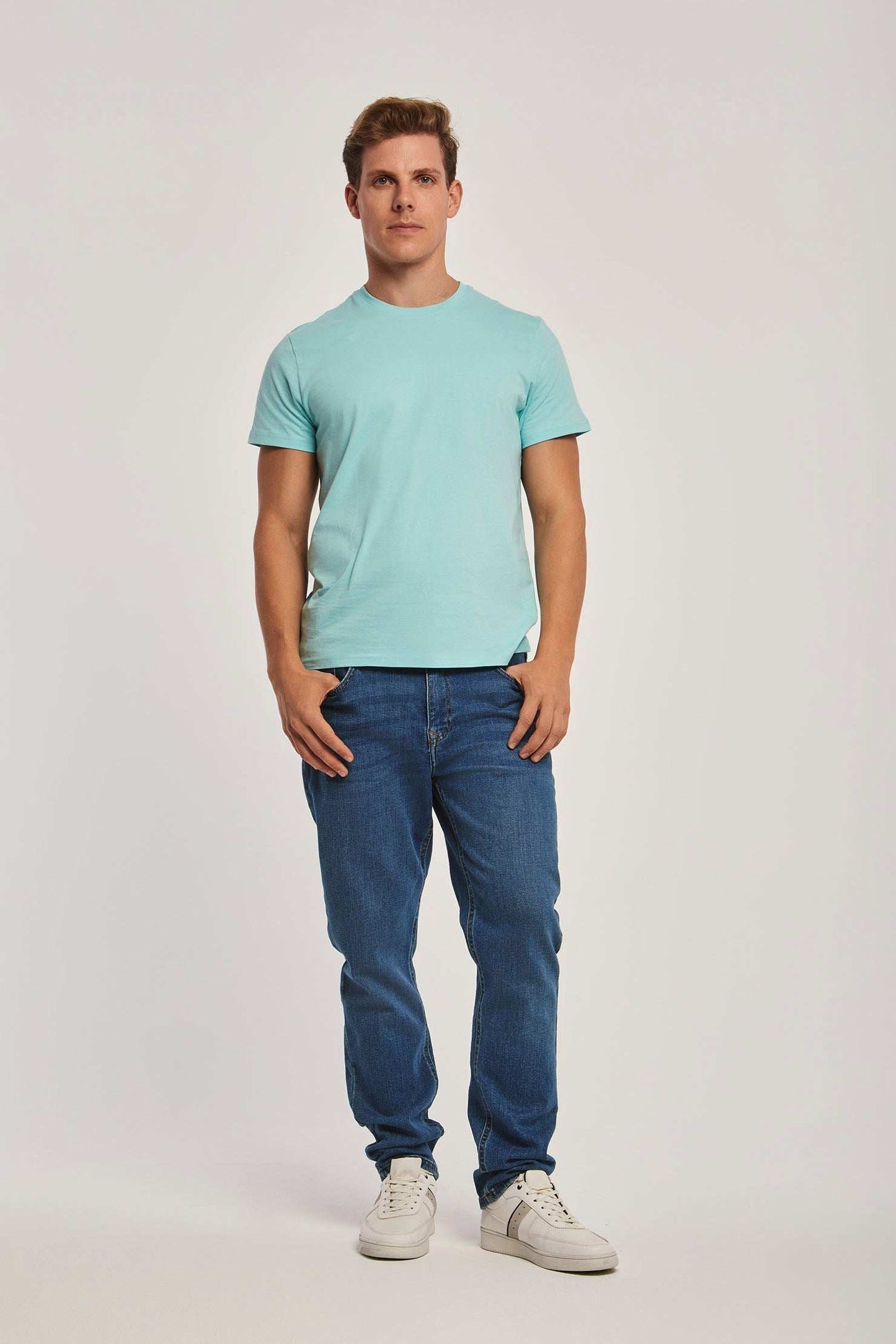 Men Regular Fit T-Shirt -  Green