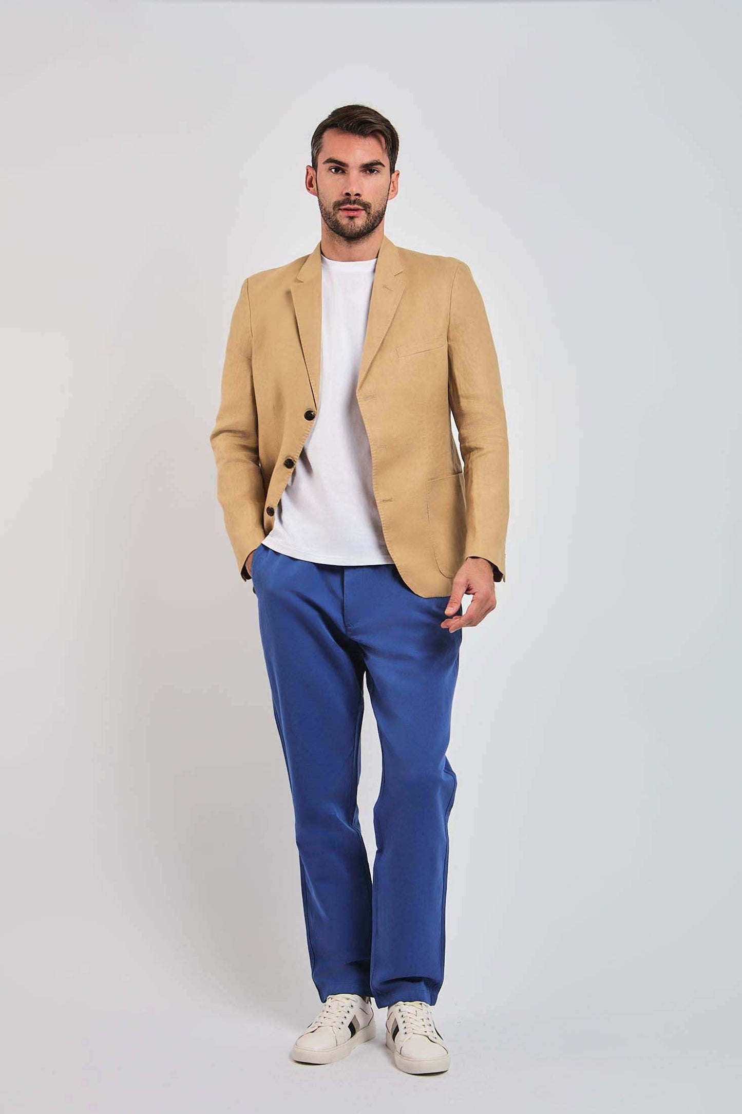 سترة الرجال ذات القياس القصير - البحرية