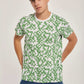 Men Regular Fit T-Shirt - Light Green