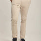 Men Slim Fit Pant - Beige