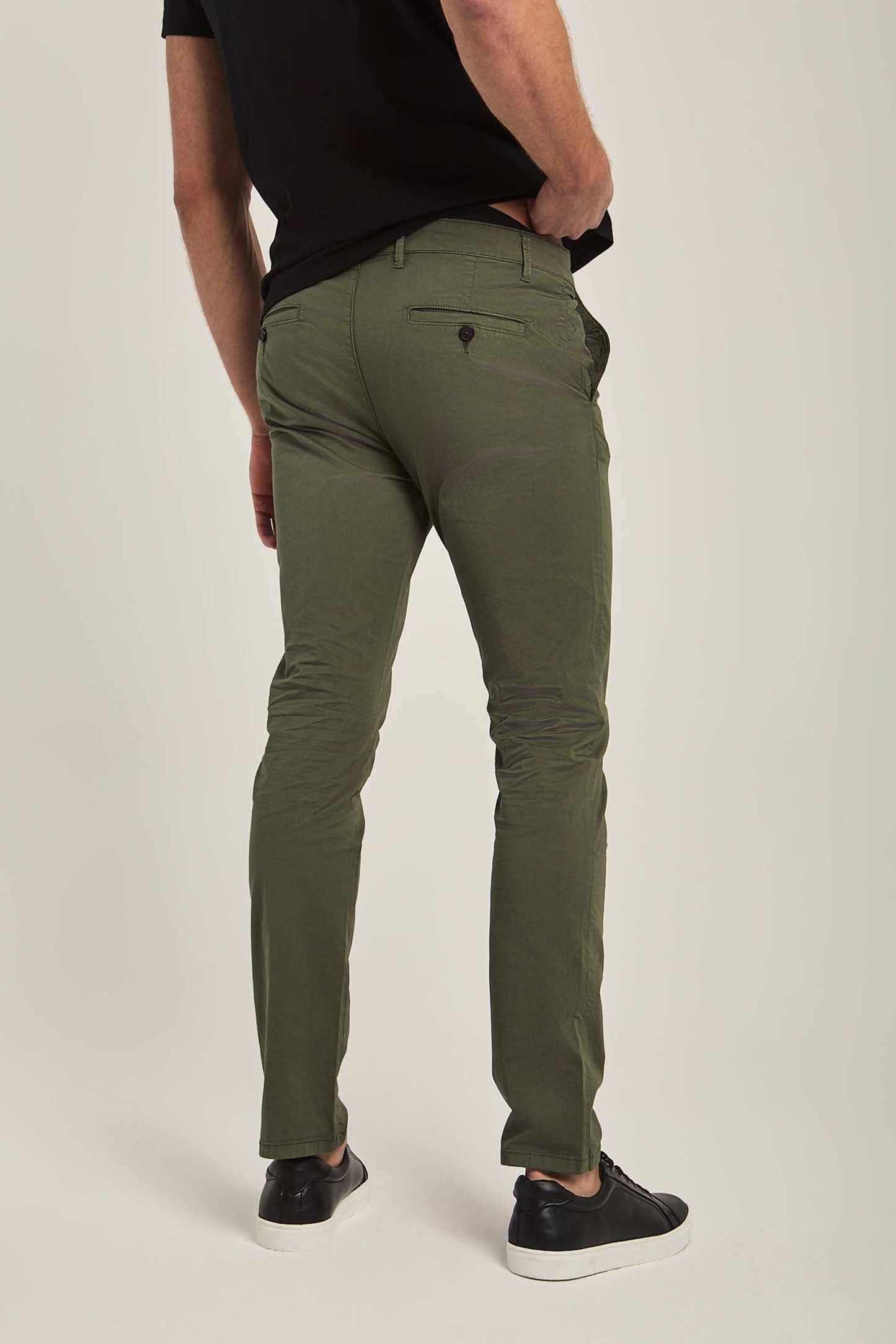Men Slim Fit Pant - Green