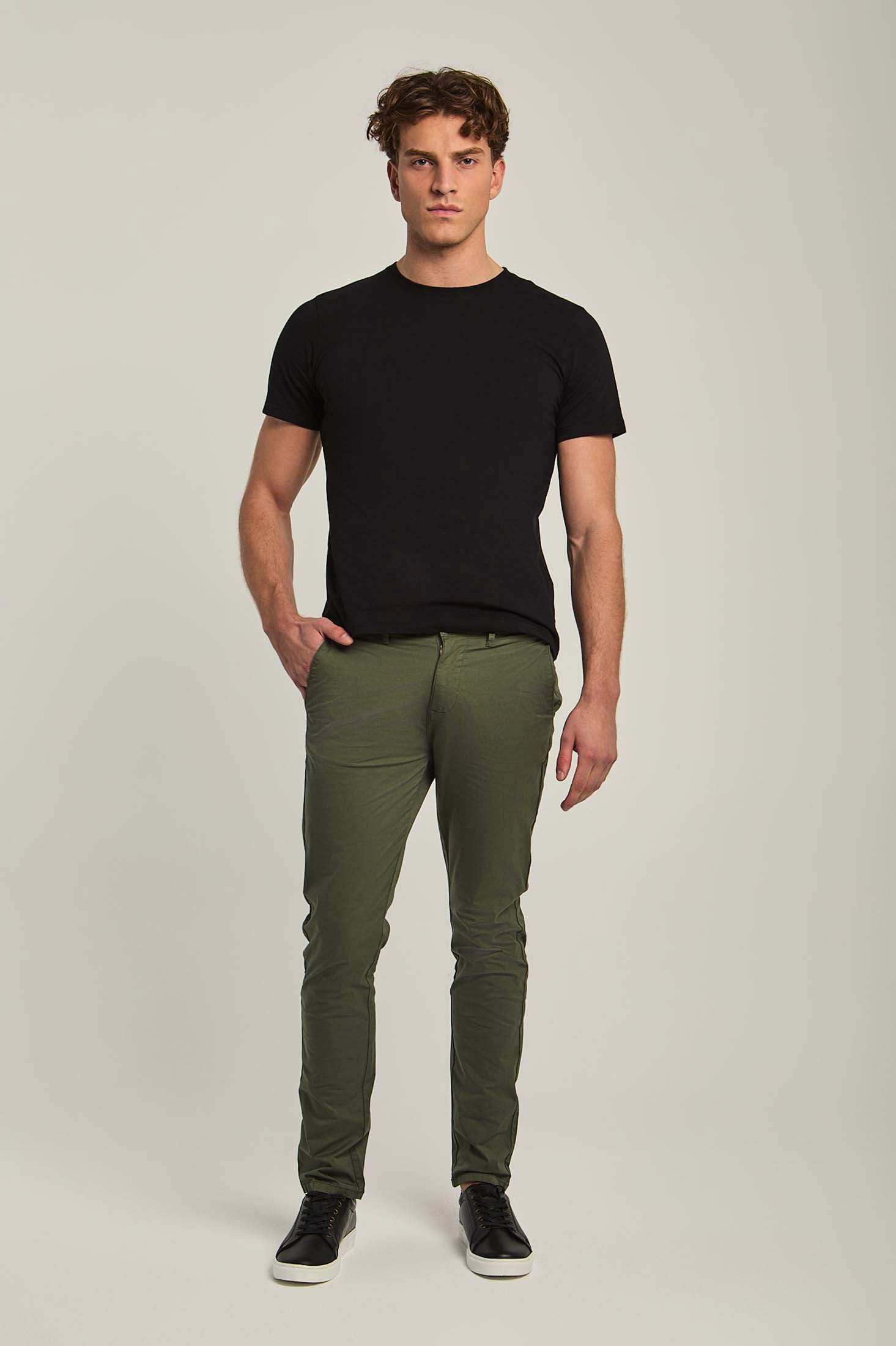 Men Slim Fit Pant - Green