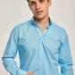 Men Slim Fit Shirt - Blue