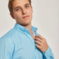 Men Slim Fit Shirt - Blue